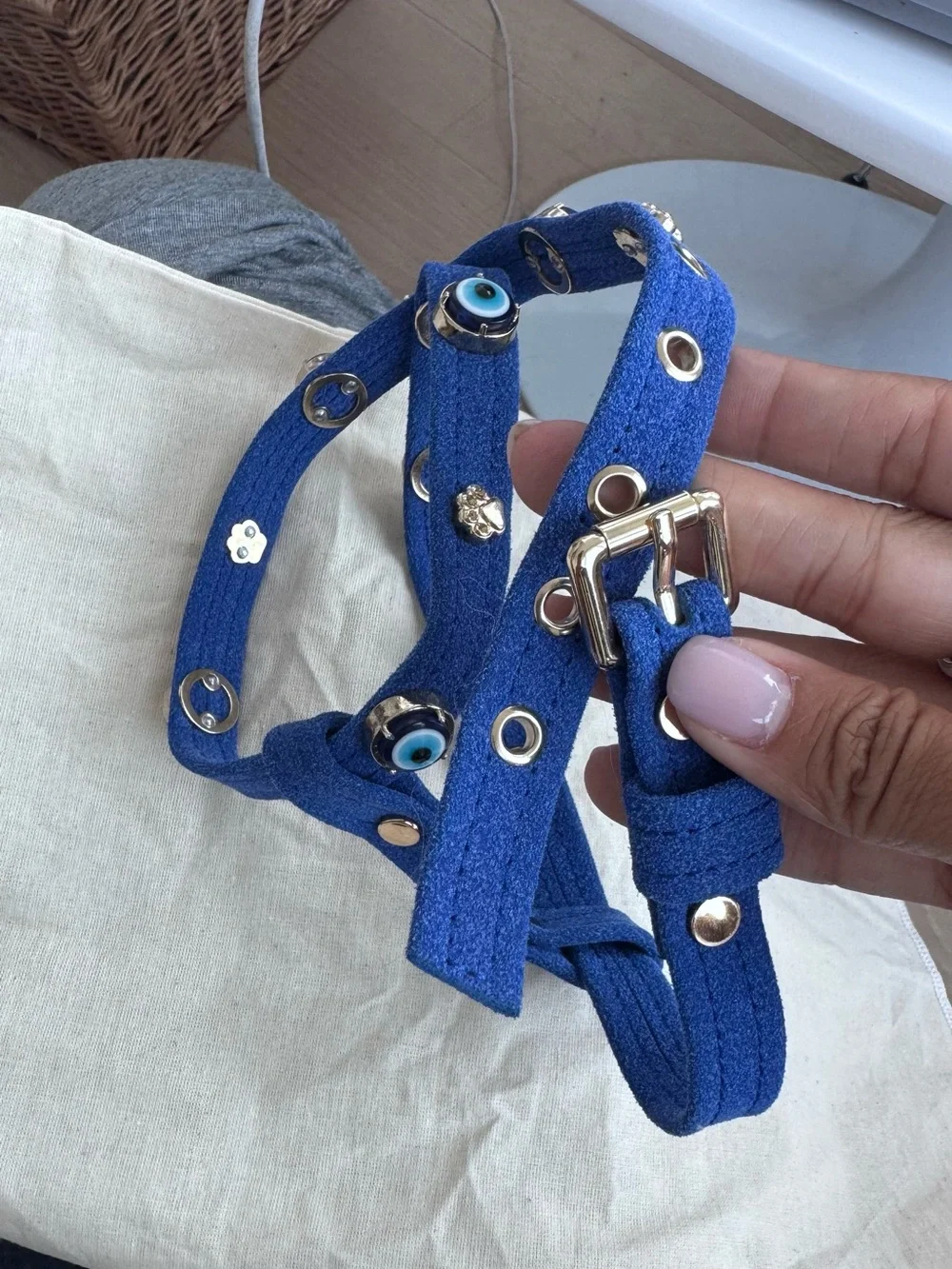 NWT Paw London dog evil eye harness